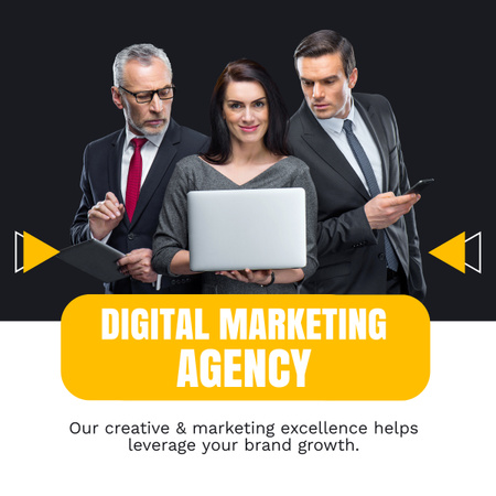Platilla de diseño Service Offering Digital Marketing Agency Specialists LinkedIn post