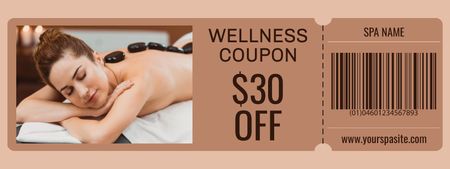 Hot Stone Massage Advertisement Coupon – шаблон для дизайну