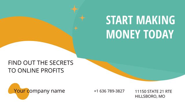 Plantilla de diseño de Guide about Money Success Title 