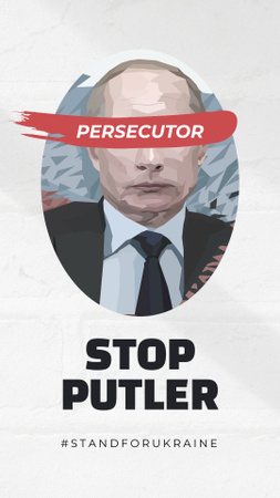 Stop Persecutor Putler Instagram Story Design Template