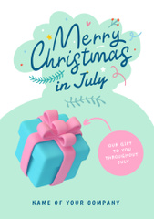 Christmas in July Cheers With Handwritten Greeting