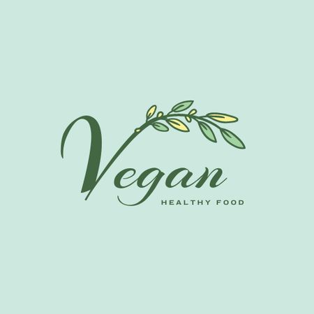 Healthy Food Ad Logo Modelo de Design