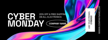 Cyber Monday's Special Discount Offer Coupon Design Template