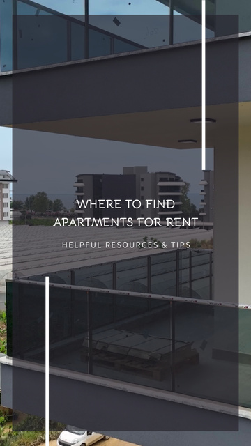 Essential Tips And Resources About Renting Apartments TikTok Video Πρότυπο σχεδίασης