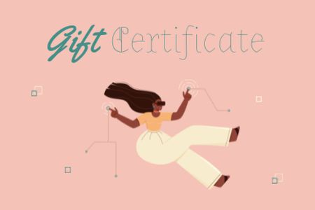Extended reality​ Gift Certificate tervezősablon
