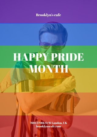 Platilla de diseño LGBT Inclusion Support Awareness Poster