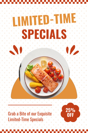 Platilla de diseño Offer of Limited Time Special at Fast Casual Restaurant Tumblr