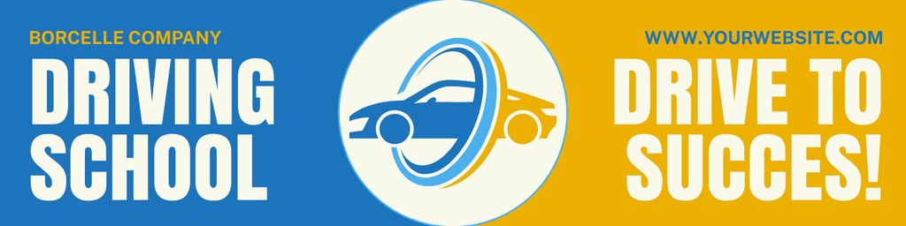 Awesome Driving Course From Company Promotion Twitter – шаблон для дизайну