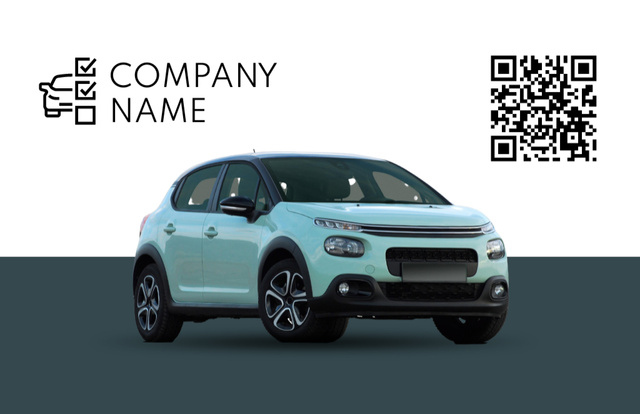 Car Service Company Ad Business Card 85x55mm – шаблон для дизайну