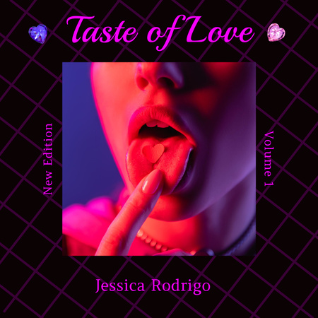 Taste of Love A je to obal alba Album Cover Šablona návrhu