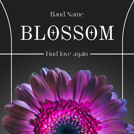 Template di design Blossom Album Cover