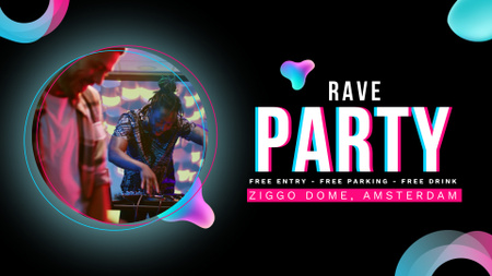 Rave Party Show's Ad Full HD video Design Template