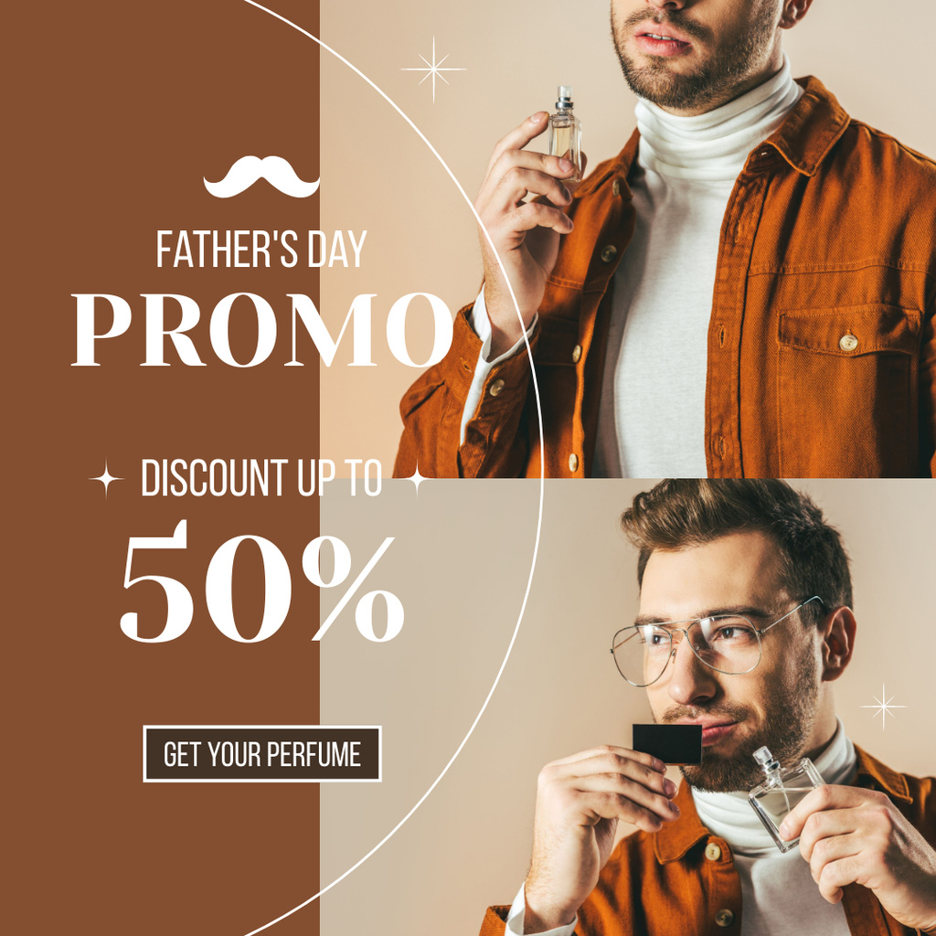 Father's Day Sale of Perfumes Instagram – шаблон для дизайна