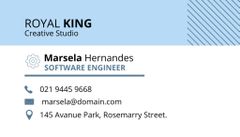 Software Engineer Services Offer In Blue