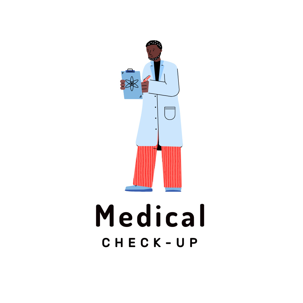 Medical Checkup Offer Logo Design Template
