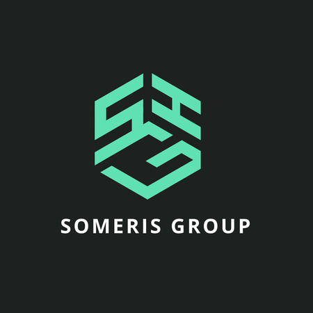 Image of the Company Emblem Logo Design Template