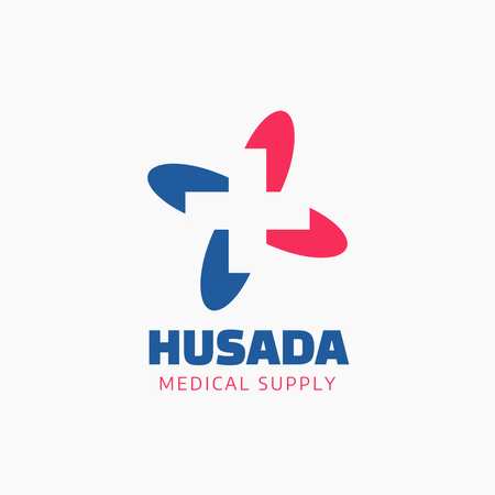 Medical Supply Service Logo Design Template