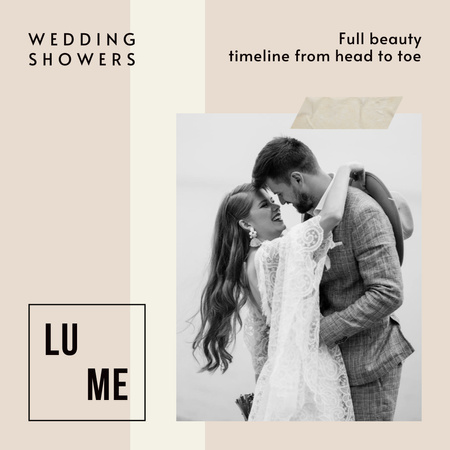 Wedding Event Agency Announcement Instagram AD tervezősablon