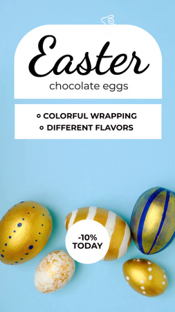 Ontwerpsjabloon van TikTok Video van Festive Colored And Wrapped Eggs Sale Offer