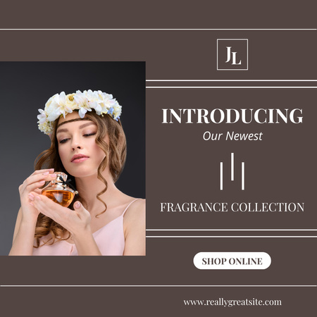 Newest Fragrance Collection Announcement Instagram Design Template