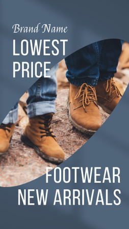Hiking Shoes Sale Offer Instagram Video Story Design Template