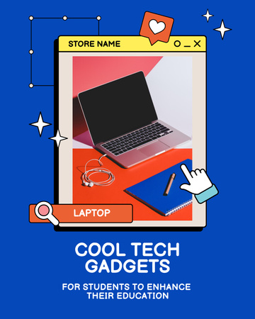 Sale Offer of Gadgets for Students Poster 16x20in Design Template