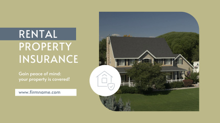 Platilla de diseño Reliable Insurance Service For Rental Property Promotion Full HD video
