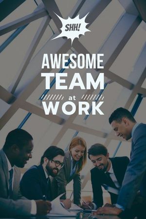 Modèle de visuel Successful Business Team at the Meeting - Tumblr