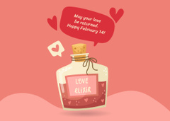 Valentine's Day Greeting with Love Elixir