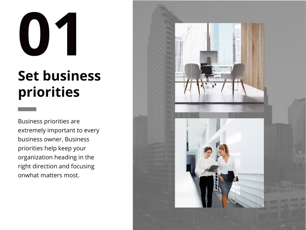 Free business presentation design template by VistaCreate 