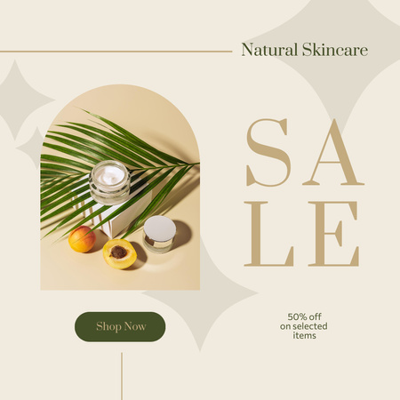 Skincare Products Discount Offer Instagram AD tervezősablon
