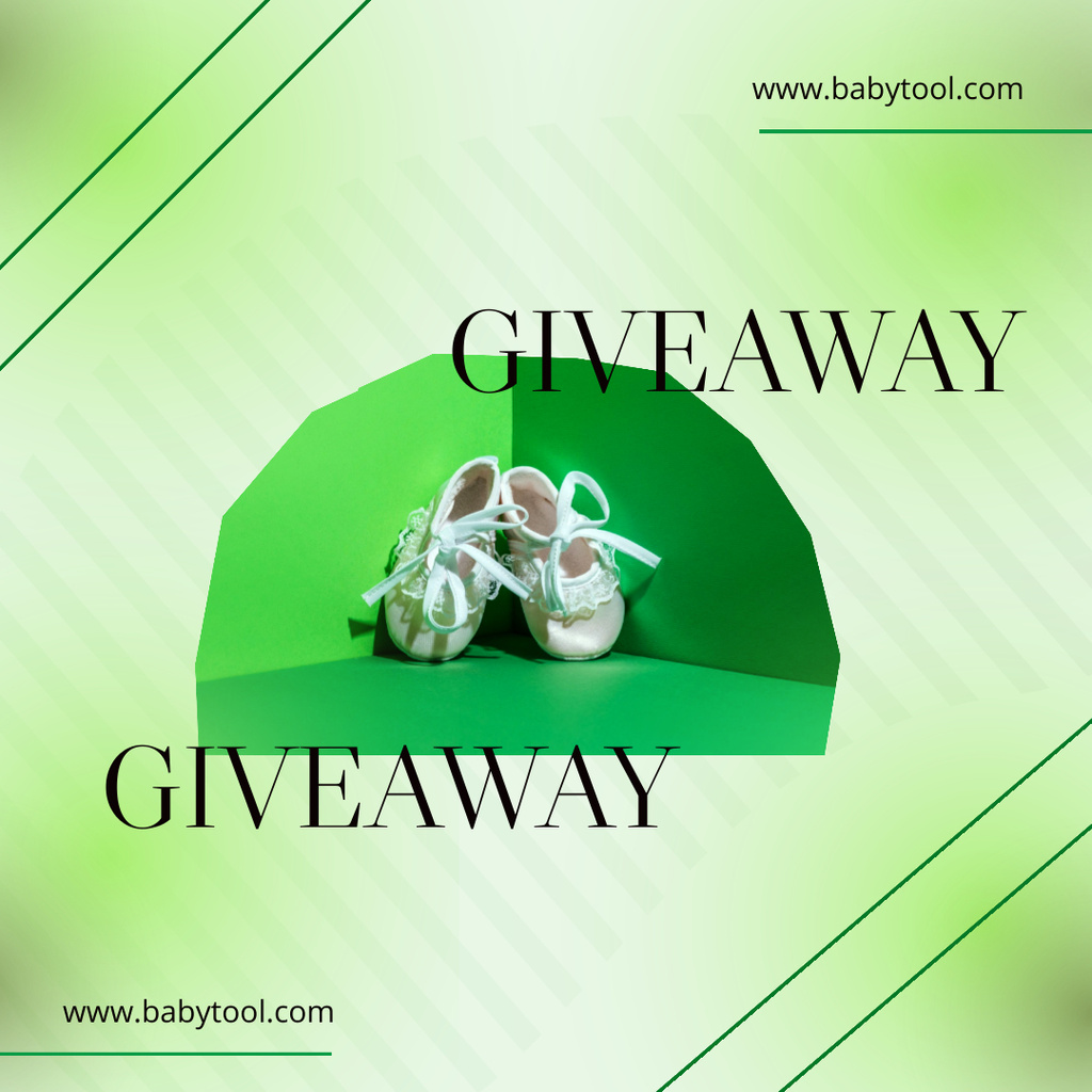 Template di design Baby Giveaways Announcement Instagram