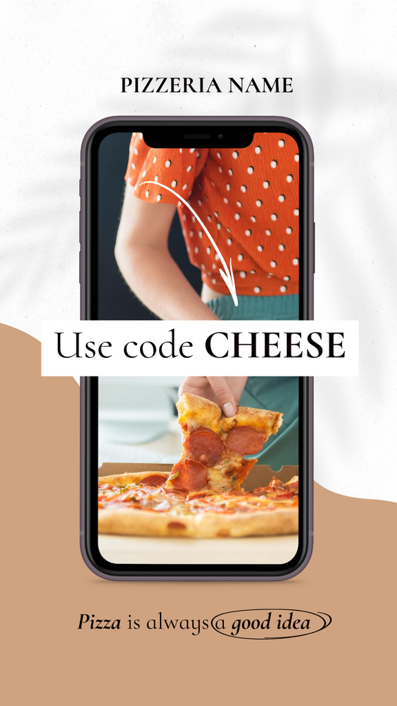 Use code Cheese  Instagram Story Design Template