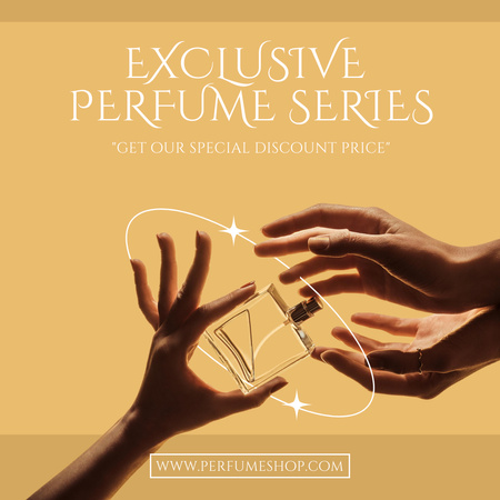 Perfume Series Announcement Instagram Design Template