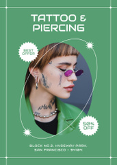 Safe Tattoo And Piercing Service With Discount