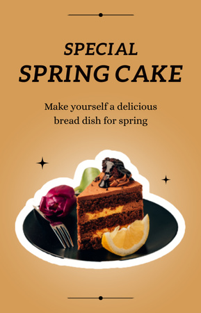 Designvorlage Spring Special Cake Sale Announcement für IGTV Cover