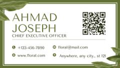 Contact Information of Chief Executive Officer of Floral Shop