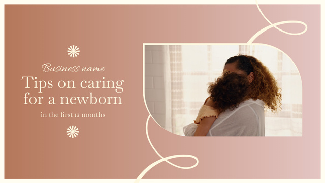 Basic Tips On Caring For Newborn Full HD video Design Template