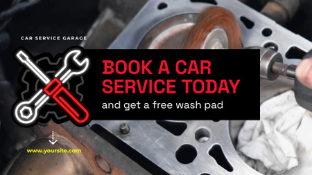 Car Service Offer With Free Wash Pad Full HD video Design Template