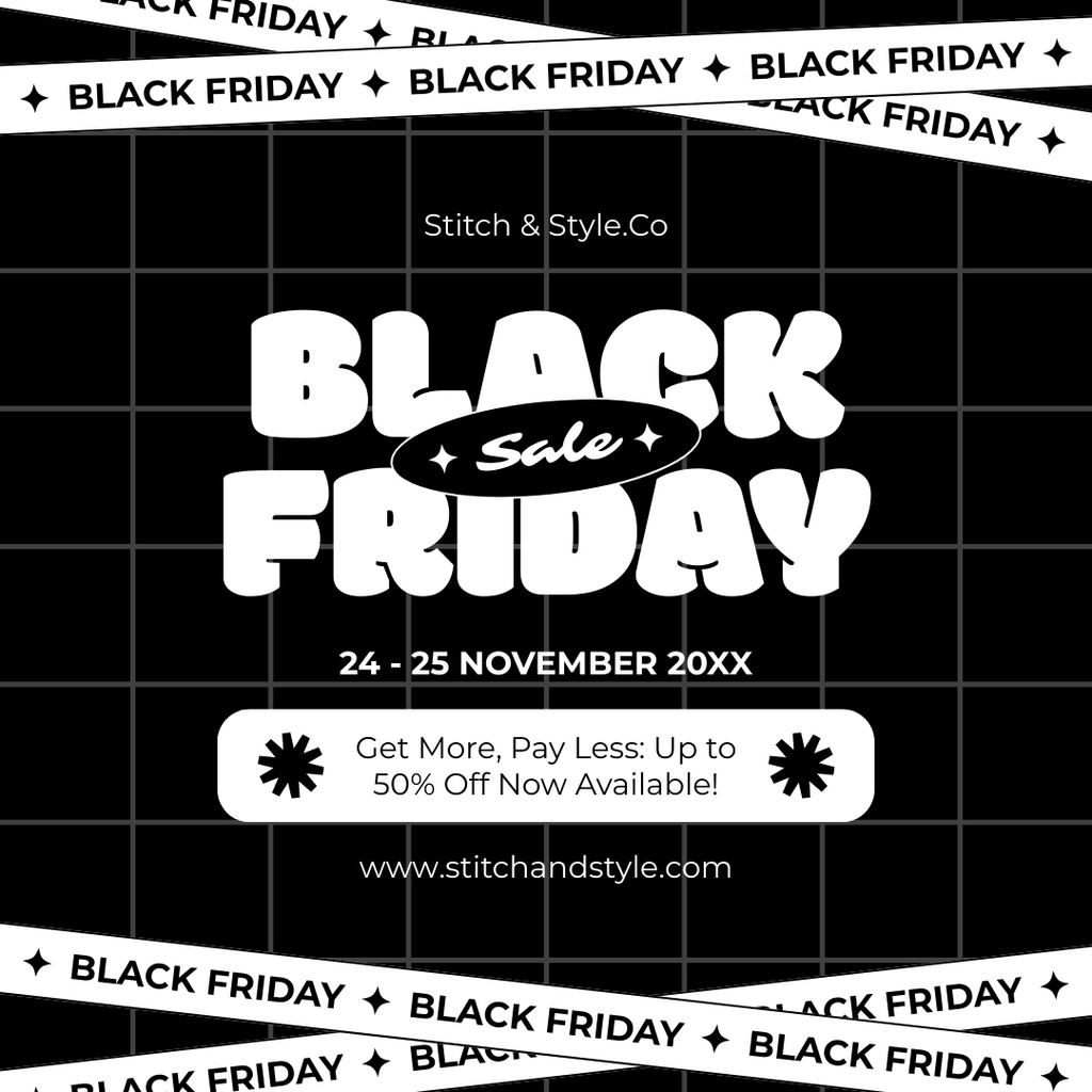 Black Friday Offers and Specials Instagram AD – шаблон для дизайну