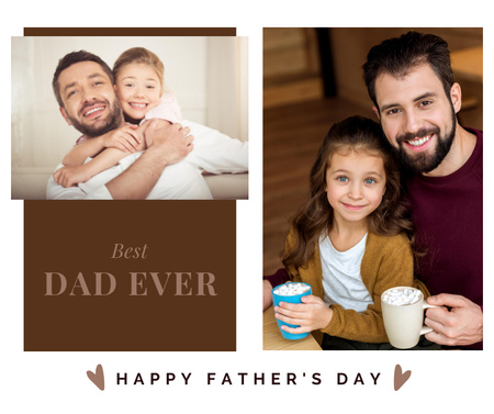 Szablon projektu Facebook Post design for Father's day Facebook