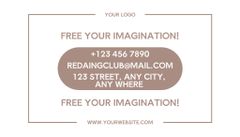 Reading Club Invitation