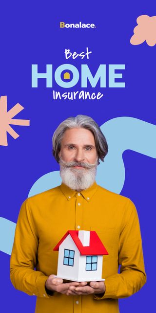 Best Home Insurance Graphic Tasarım Şablonu