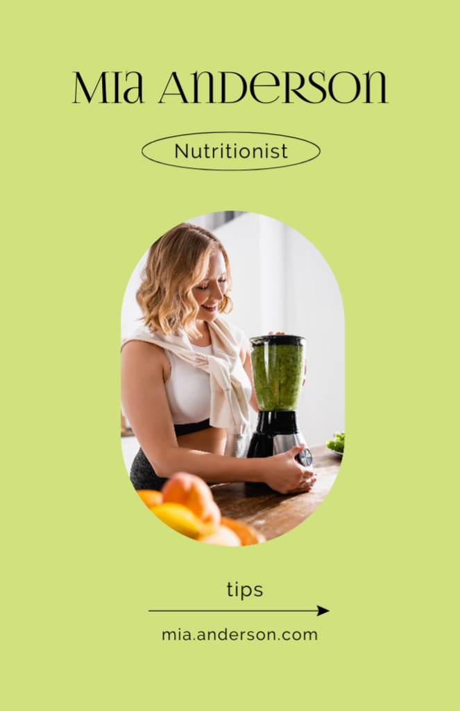 Healthy Nutrition Tips Offer Flyer 5.5x8.5in – шаблон для дизайну