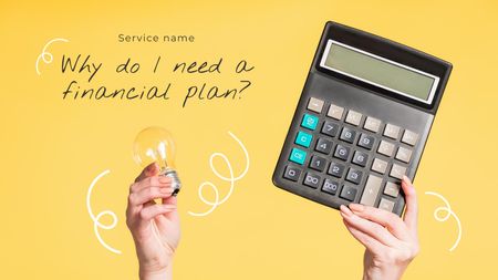 Platilla de diseño Financial Planning Services Title