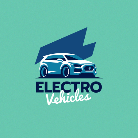 Electro Vehicles Ad Logo Design Template