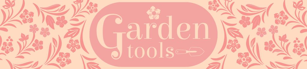 Ad of Garden Tools Ebay Store Billboard Modelo de Design