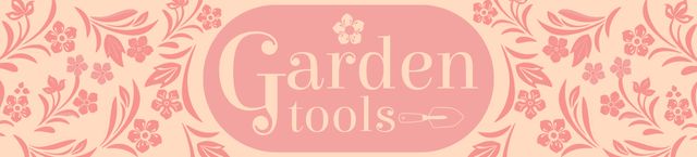 Ontwerpsjabloon van Ebay Store Billboard van Ad of Garden Tools