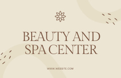 Beauty and Spa Salon Appointment Reminder on Beige