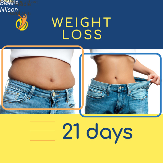 Weight Loss Program Ad with Before and After Photo Instagram Design Template